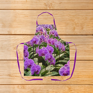 Lila-Orchis-Schürze Schürze