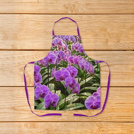 Lila-Orchis-Schürze Schürze