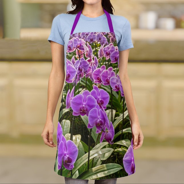 Lila-Orchis-Schürze Schürze (Von Creator hochgeladen)