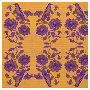 Lila Oriole-Gewebe Stoff