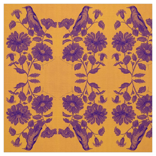 Lila Oriole-Gewebe Stoff (Muster)