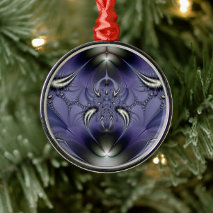 Lila-Ornament Ornament Aus Metall