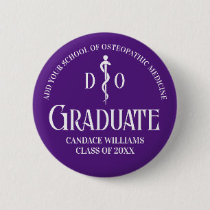 Lila Osteopathische Medical School Graduation Part Button