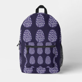 Lila Ostereier Bedruckter Rucksack