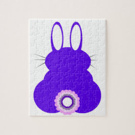 Lila Osterhase, 110 Stück, Puzzle Jigsaw