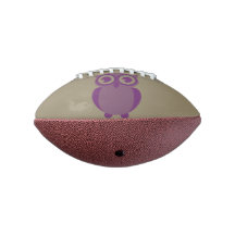 Lila Owl Mini Football