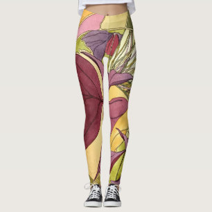 Lila Oxalis Leggings