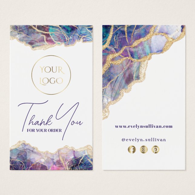 Lila Packungsbeilage (Vorne & Hinten)