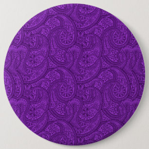 Lila Paisley Button