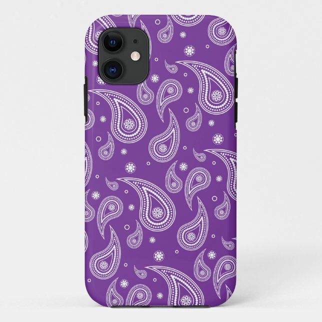 Lila Paisley iPhone 5 Telefon-Kasten Case-Mate iPhone Hülle (Rückseite)