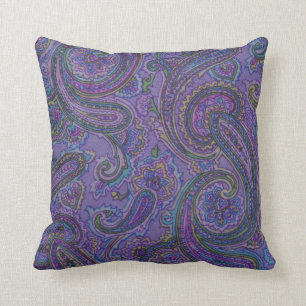 Lila Paisley-Kissen Kissen