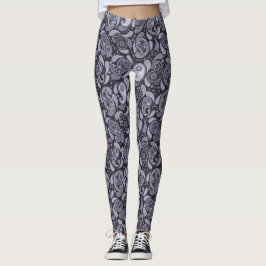 Lila Paisley Leggings