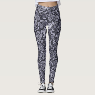 Lila Paisley Leggings