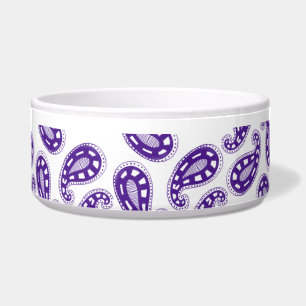 Lila Paisley Napf