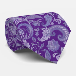 Lila Paisley Neck Tie Krawatte