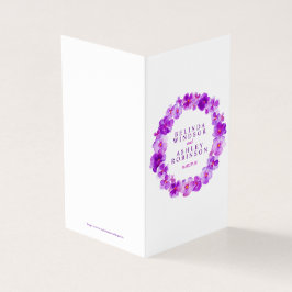 Lila Pansy Art Hochzeitskalender