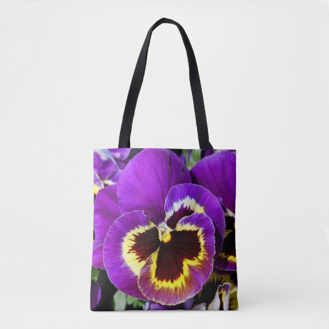 Lila Pansy-Blume (Vorderseite)