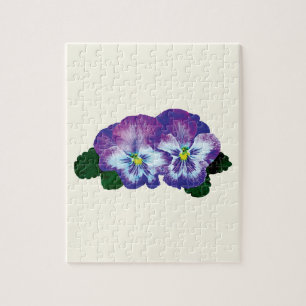 Lila Pansy Duo Puzzle