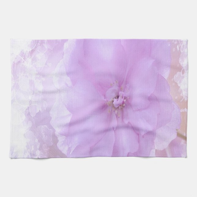 Lila Pansy Handtuch (Horizontal)