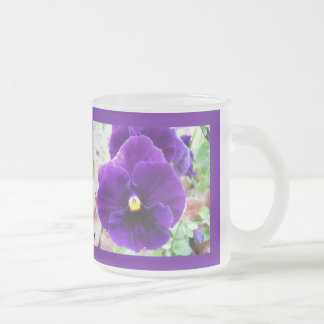 Lila Pansy Mattglastasse