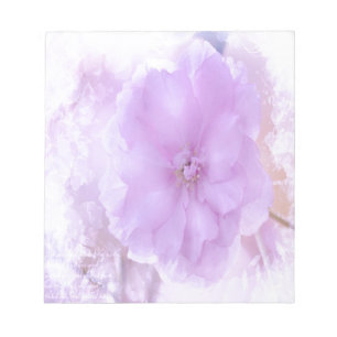 Lila Pansy Notizblock