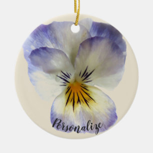 Lila Pansy Ornament