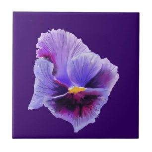 Lila Pansy Tile Fliese