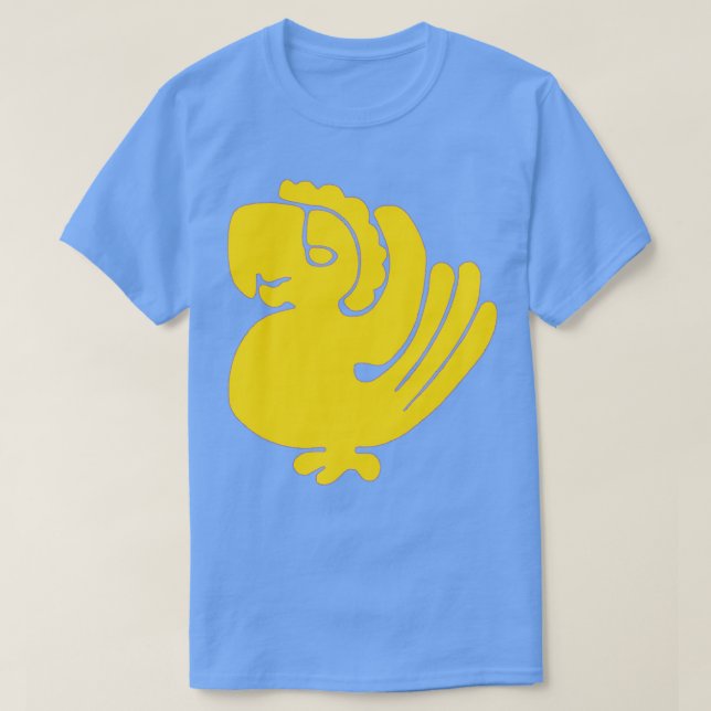 Lila Papageien 1 T-Shirt (Design vorne)