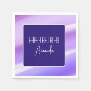 Lila Paper Napkin Serviette