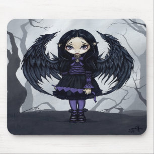 "Lila Papierherzen" Mousepad