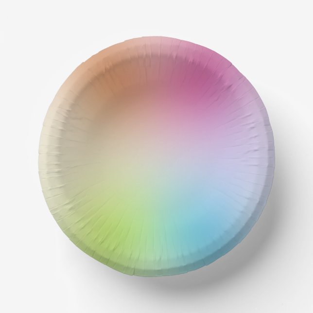 Lila Pappteller (Vorderseite)