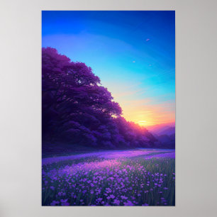 Lila Paradies Poster