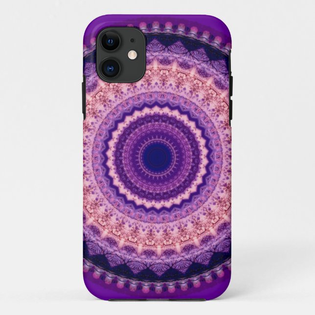 Lila ParadiesMandala iPhone 5 CaseMate-Kasten Case-Mate iPhone Hülle (Rückseite)