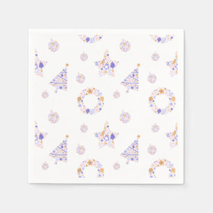 Lila Party Napkins Serviette