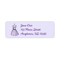Lila Party Prom Kleid auf Hanger Fashionista