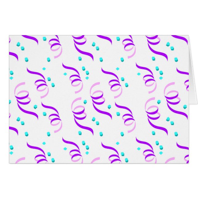 LILA PARTY RIBBONS (Vorderseite (Horizontal))