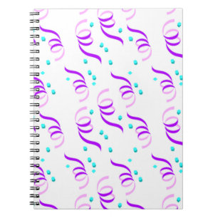 LILA PARTY RIBBONS NOTIZBLOCK