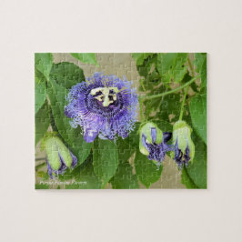 Lila Passion Blume Jigsaw Puzzle Game