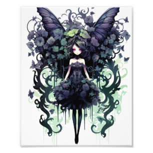 Lila Passion Gothic Fairy Fantasy Art Fotodruck