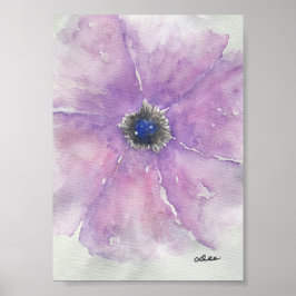 Lila Passion Leinwand Poster (12x18)