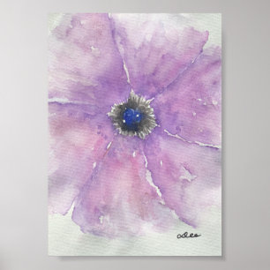 Lila Passion Leinwand Poster (12x18)