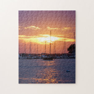 Lila Passion Sunset Puzzle