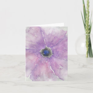 Lila Passionsblindkarte Karte