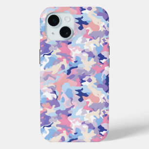 Lila Pastel Camouflage Case-Mate iPhone Hülle