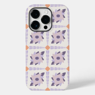 Lila-Pastell-Dekorative bunte Fliese Case-Mate iPhone 14 Pro Hülle