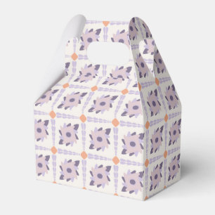 Lila-Pastell-Dekorative bunte Fliese Geschenkschachtel
