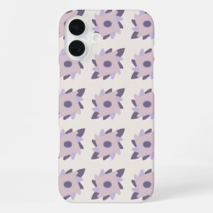 Lila-Pastell-Dekorative bunte Fliese iPhone 16 Plus Hülle