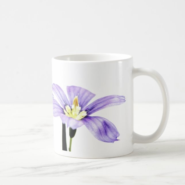 Lila PastellBlume Kaffeetasse (Rechts)