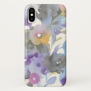 Lila Pastellblumenblätter des Juwel-Garten-  Case-Mate iPhone Hülle