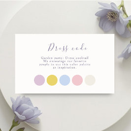 Lila-pastellfarbene Floral-Schrift-Hochzeitskleidu Begleitkarte